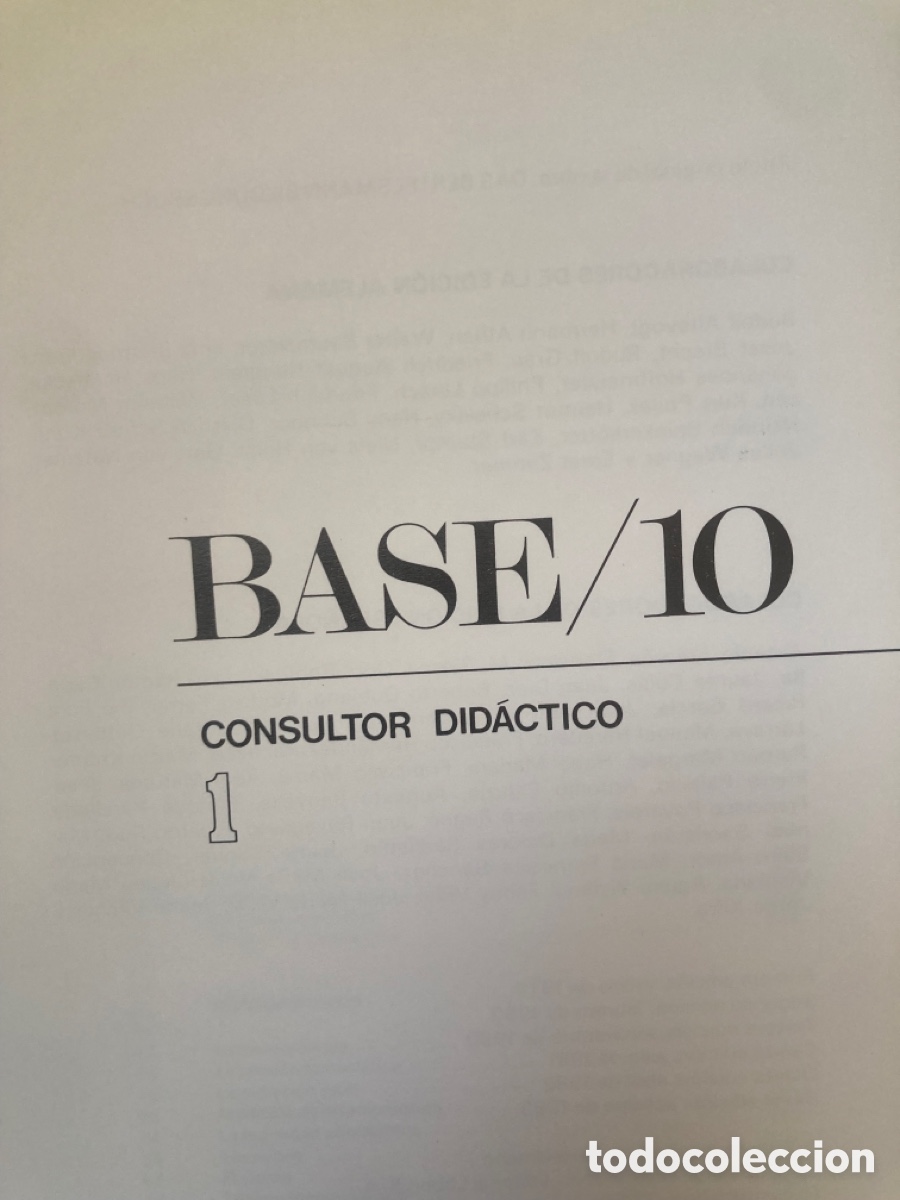 Enciclopedias de segunda mano: Consultor did&aacute;ctico base 10 - Foto 4