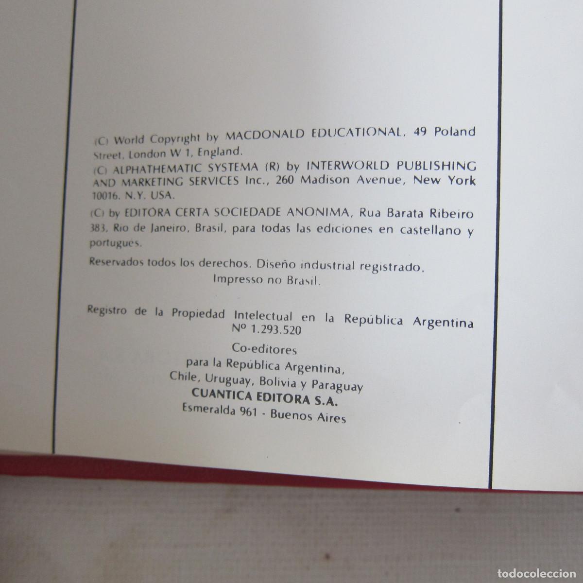 Enciclopedias de segunda mano: ENCICLOPEDIA ALFATEM&Aacute;TICA - Foto 6
