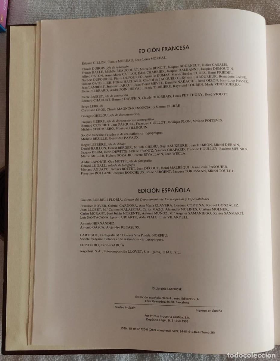 Enciclopedias de segunda mano: GRAN LAROUSSE UNIVERSAL. - Foto 4