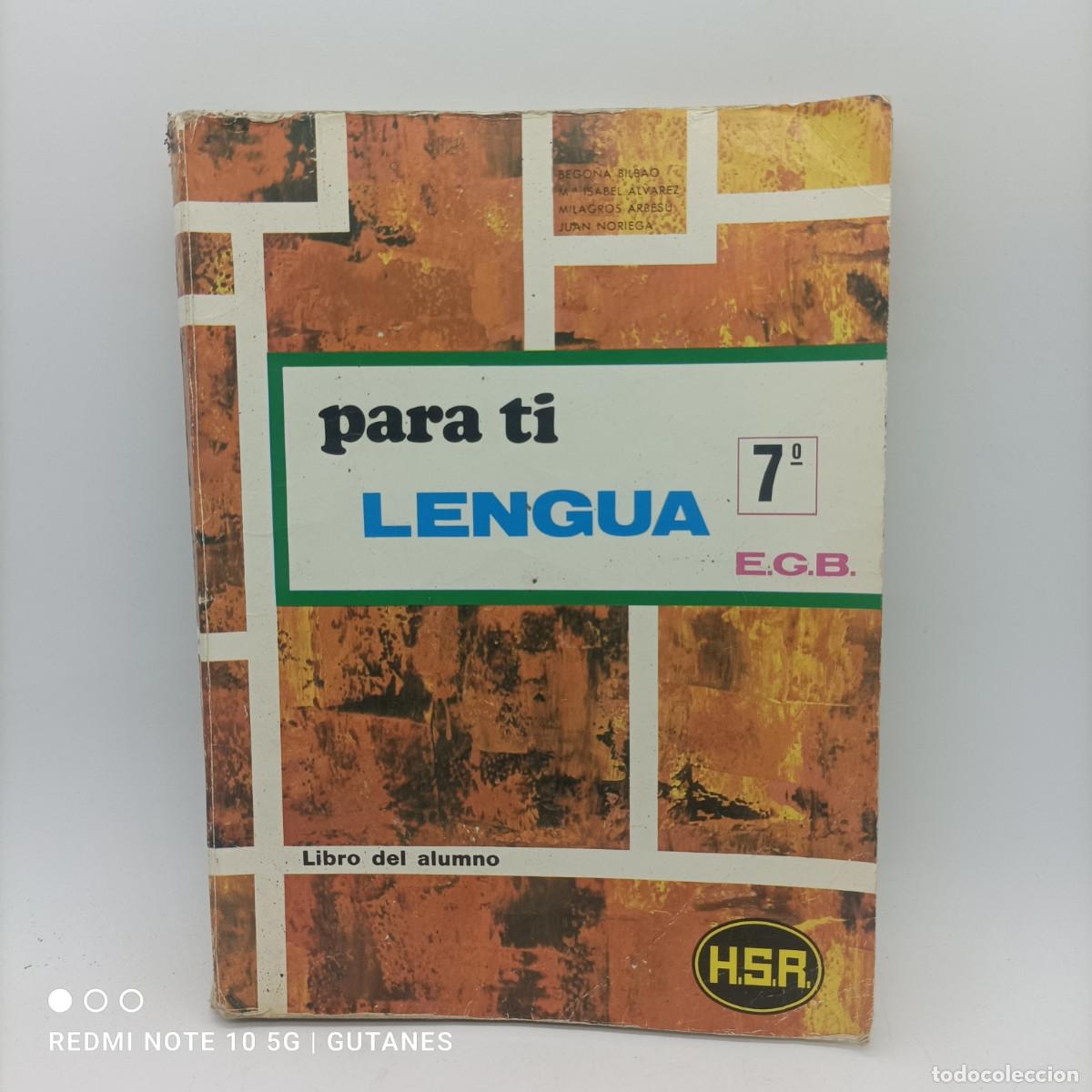 Enciclopedias de segunda mano: PARA TI LENGUA 7&ordm; E.G.B - Foto 1