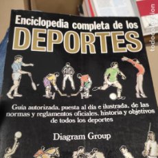 Enciclopedias de segunda mano: ENCICLOPEDIA COMPLETA DE LOS DEPORTES. GUIA AUTORIZADA, PUESTA AL DIA E ILUSTRADA