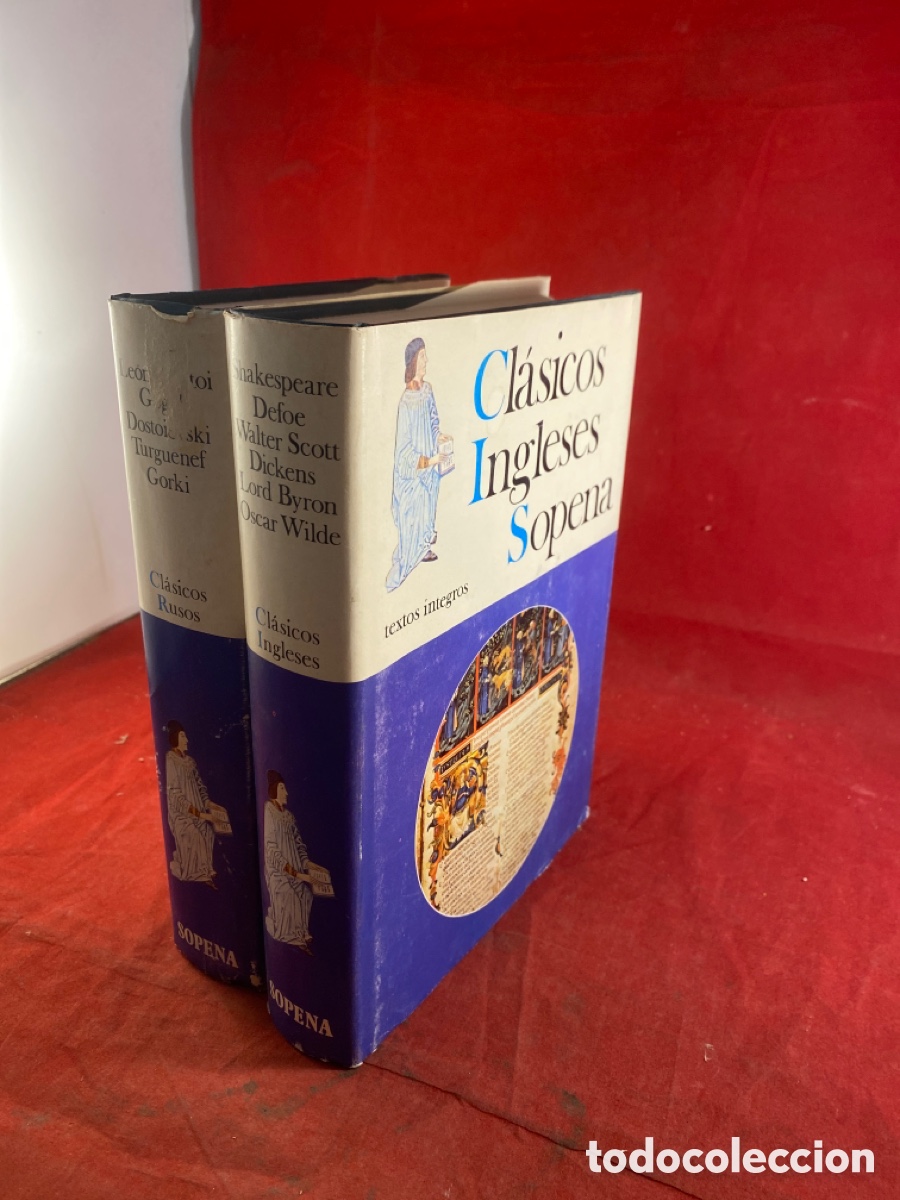 Enciclopedias de segunda mano: CL&Aacute;SICOS RUSOS E INGLESES SOPENA - Foto 1