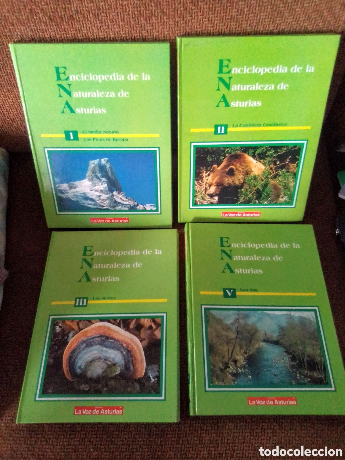 Livres d'occasion: 4 VOL. ENCICLOPEDIA DE LA NATURALEZA DE ASTURIAS. 1992. DIARIO LA VOZ DE ASTURIAS
