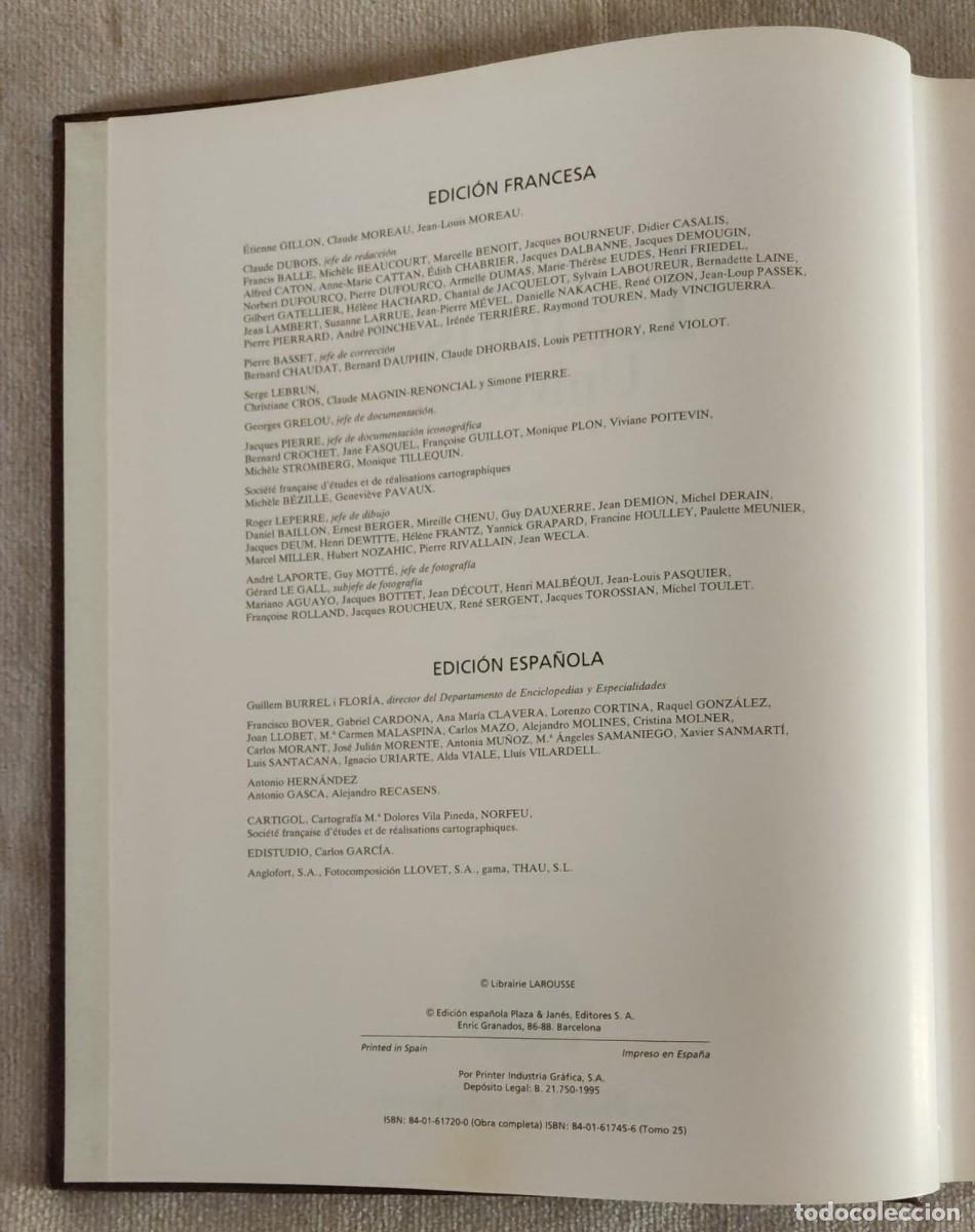 Enciclopedias de segunda mano: GRAN LAROUSSE UNIVERSAL. - Foto 3