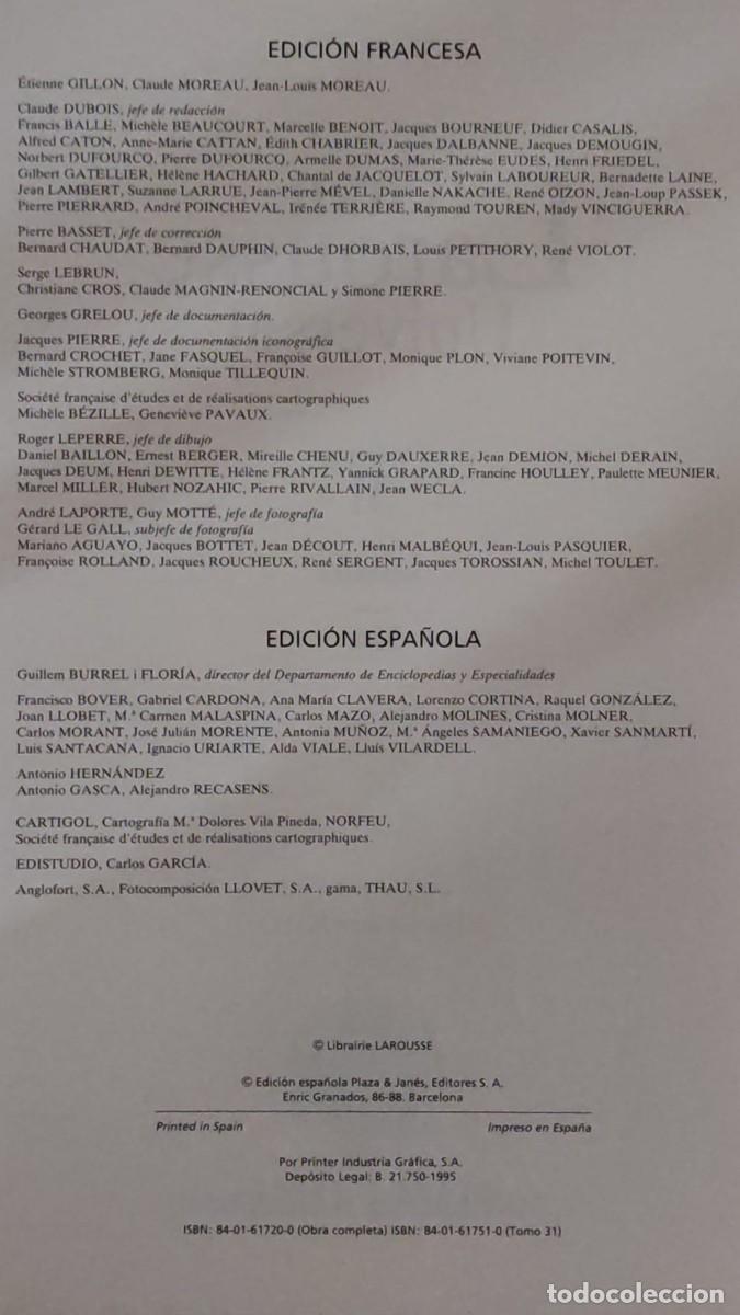 Enciclopedias de segunda mano: GRAN LAROUSSE UNIVERSAL. - Foto 4