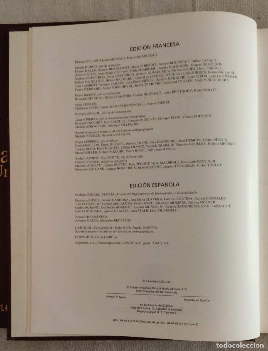 Enciclopedias de segunda mano: GRAN LAROUSSE UNIVERSAL. - Foto 4