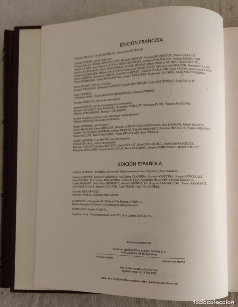 Enciclopedias de segunda mano: GRAN LAROUSSE UNIVERSAL. - Foto 3