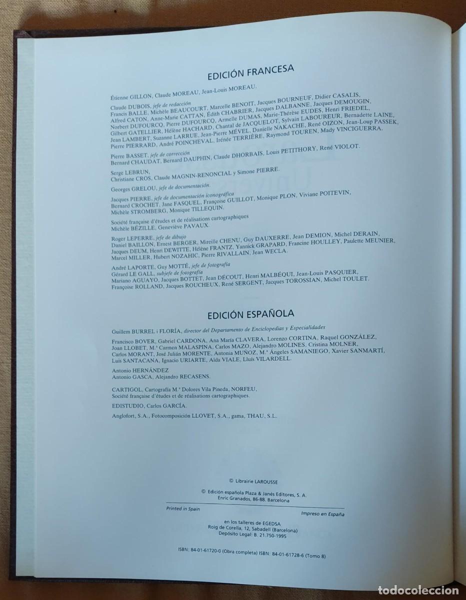 Enciclopedias de segunda mano: GRAN LAROUSSE UNIVERSAL. - Foto 4