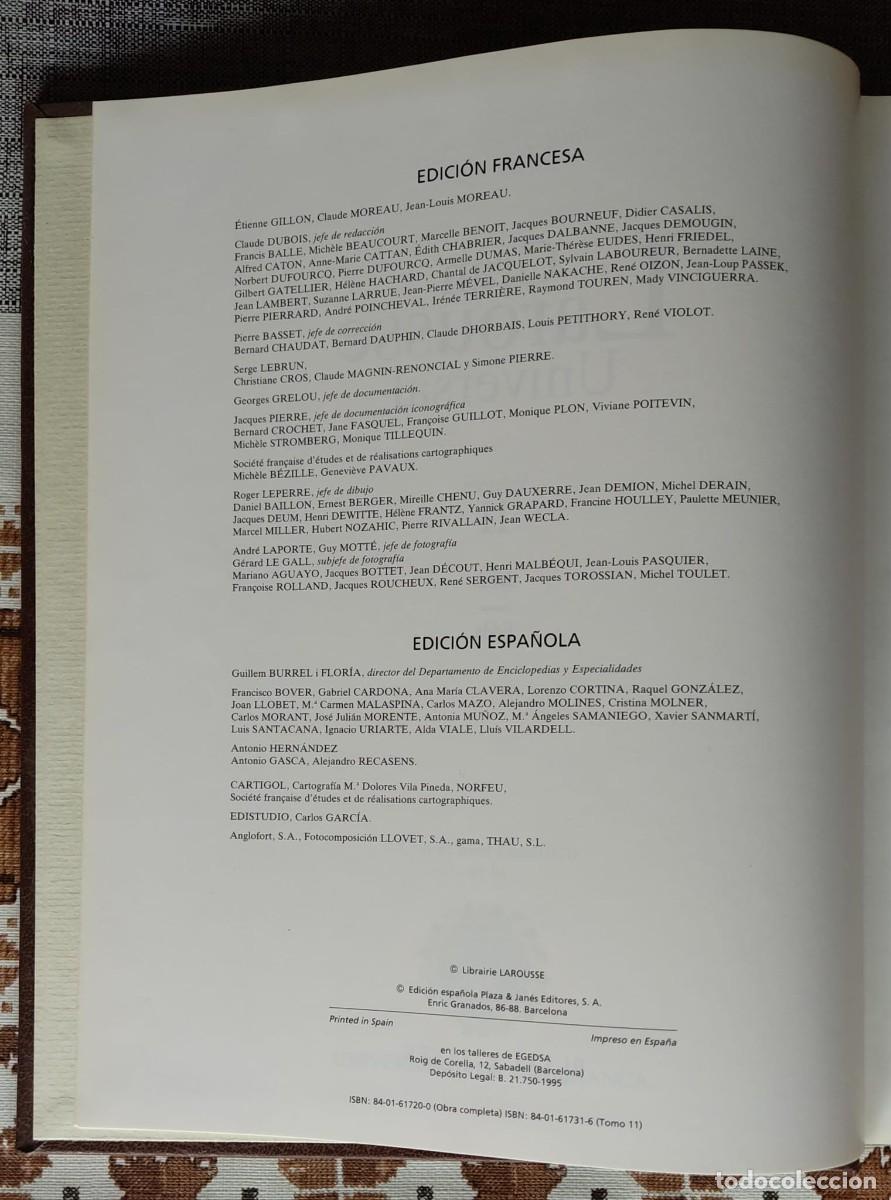 Enciclopedias de segunda mano: GRAN LAROUSSE UNIVERSAL. - Foto 2