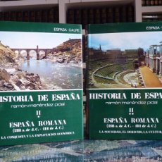 Enciclopedias de segunda mano: HISTORIA DE ESPAÑA R. MENÉNDEZ PIDAL. TOMO II ESPAÑA ROMANA. 2 VOLÚMENES. ESPASA CALPE, 1982 (2)