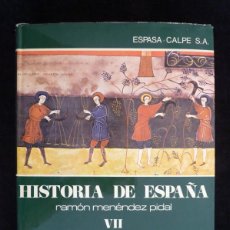 Enciclopedias de segunda mano: HISTORIA DE ESPAÑA R. MENÉNDEZ PIDAL. TOMO VII ESPAÑA CRISTIANA. UN VOLUMEN. ESPASA CALPE, 1980