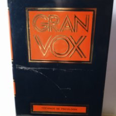 Enciclopedias de segunda mano: GRAN VOX/TÉRMINOS DE PSICOLOGÍA (358 PÁGINAS)