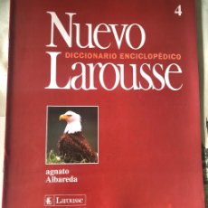 Enciclopedias de segunda mano: FASCÍCULO 4 DE DICCIONARIO ENCICLOPÉDICO NUEVO LAROUSSE. EDICIÓN 1994. AGNATO / ALBAREDA.