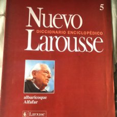 Enciclopedias de segunda mano: FASCÍCULO 5 DE DICCIONARIO ENCICLOPÉDICO NUEVO LAROUSSE. EDICIÓN 1994. ALBARICOQUE / ALFAFAR.