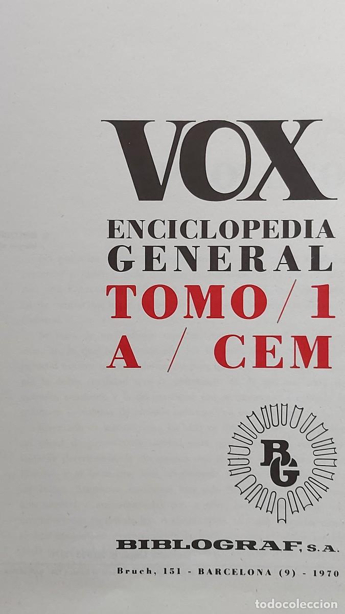 Enciclopedias de segunda mano: ENCICLOPEDIA GENERAL VOX - Foto 11