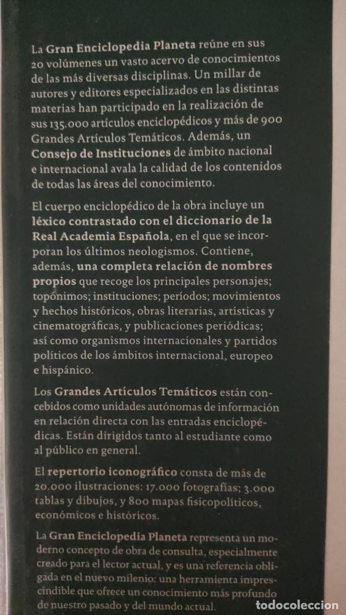 Enciclopedias de segunda mano: GRAN ENCICLOPEDIA PLANETA. - Foto 12