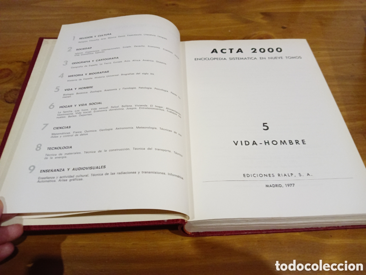 Enciclopedias de segunda mano: Acta 2000. Vida y Hombre - Foto 3