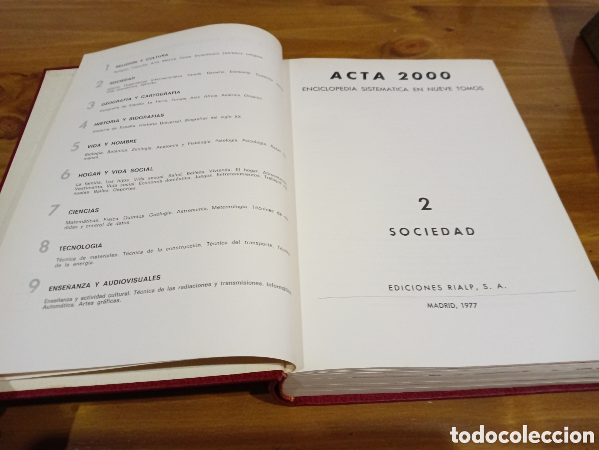 Enciclopedias de segunda mano: Acta 2000. Sociedad vol 2 - Foto 3