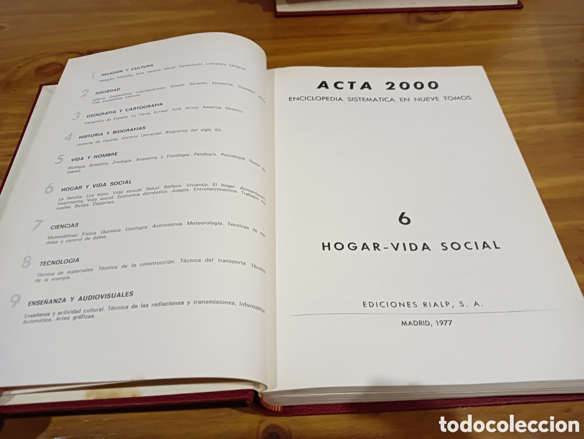 Enciclopedias de segunda mano: Acta 2000. Hogar y vida Social vol 6 - Foto 2