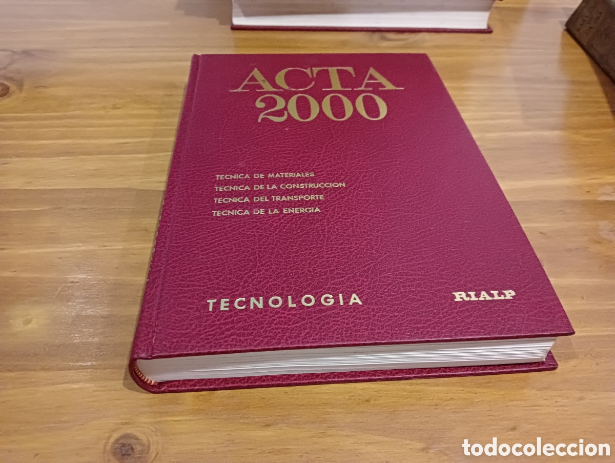 Enciclopedias de segunda mano: Acta 2000. Tecnolog&iacute;a vol 8 - Foto 1