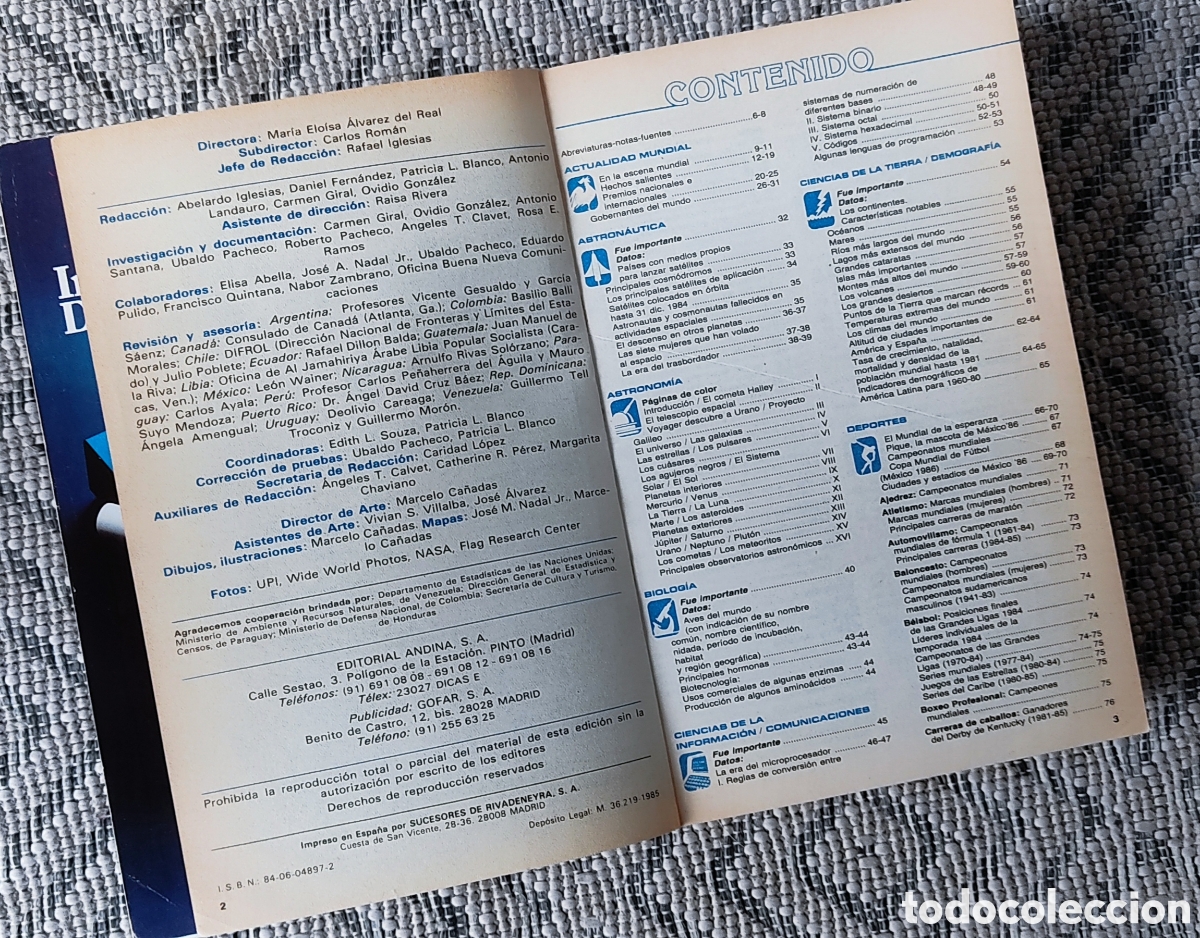 Enciclopedias de segunda mano: Almanaque 1986. Informatodo global - Foto 3