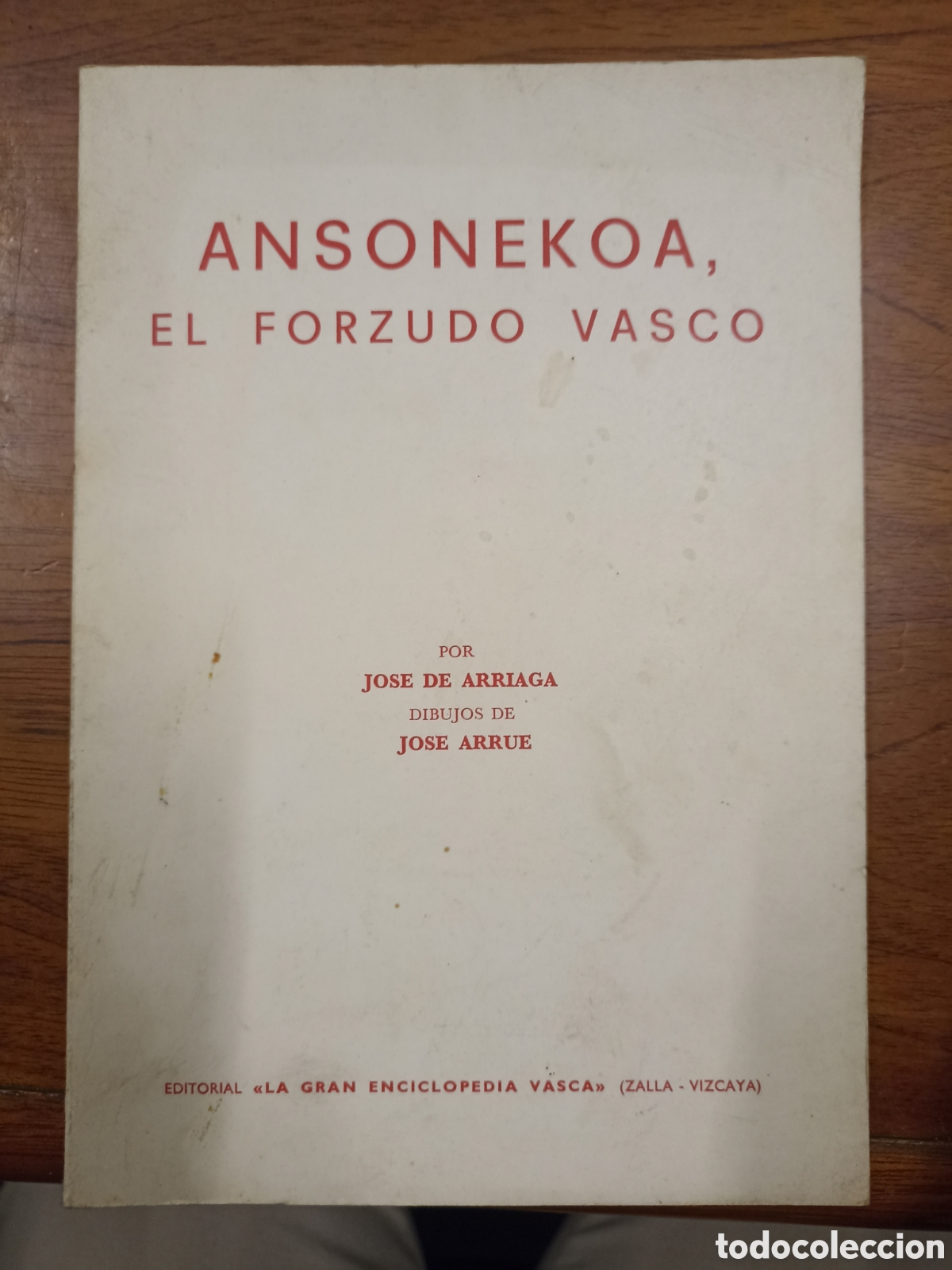 Enciclopedias de segunda mano: Ansonekoa, el forzudo vasco - Foto 1