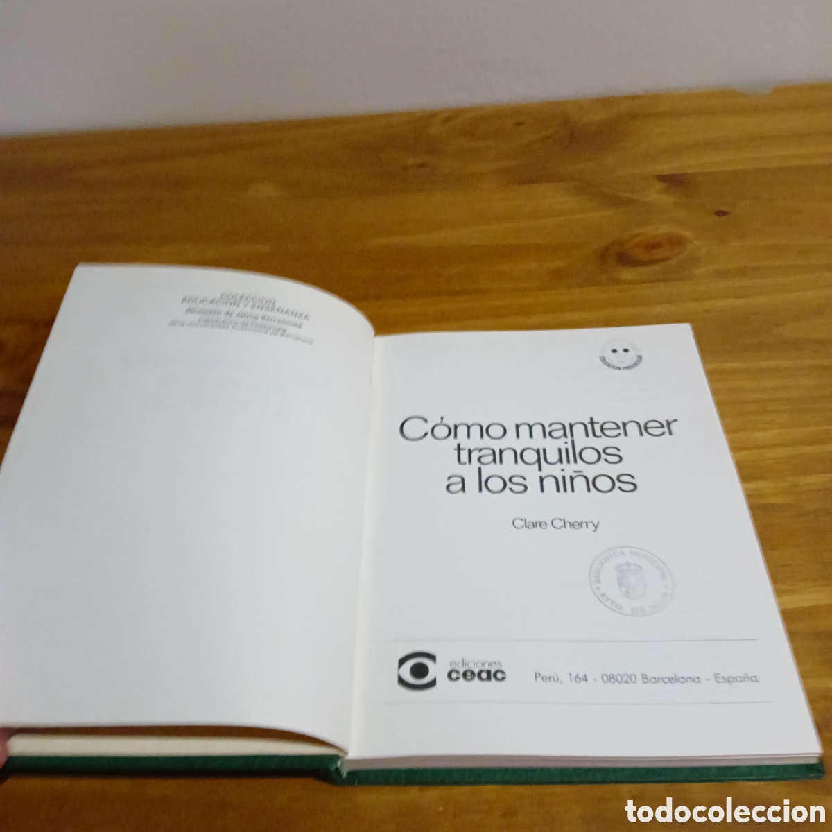 Enciclopedias de segunda mano: Como mantener tranquilos a los ni&ntilde;os Ceac. - Foto 3