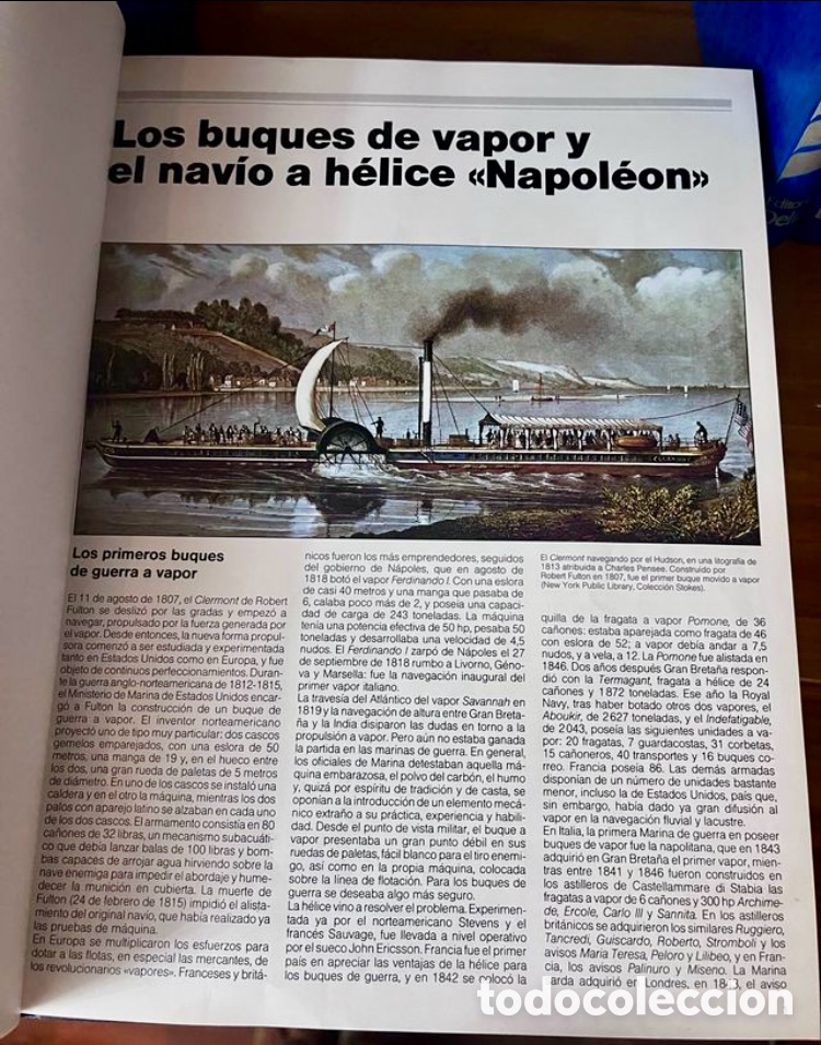 Enciclopedias de segunda mano: ENCICLOPEDIA LA MARINA. - Foto 2