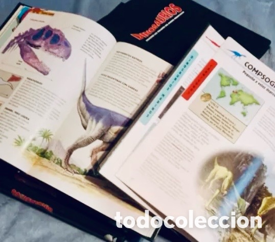 Enciclopedias de segunda mano: ENCICLOPEDIA DINOSAURIOS. 8 TOMOS. - Foto 4