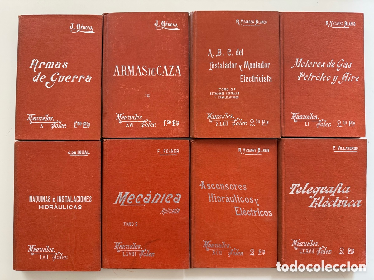 Enciclopedias de segunda mano: Manuales Soler , Biblioteca (8 temas) - Foto 1