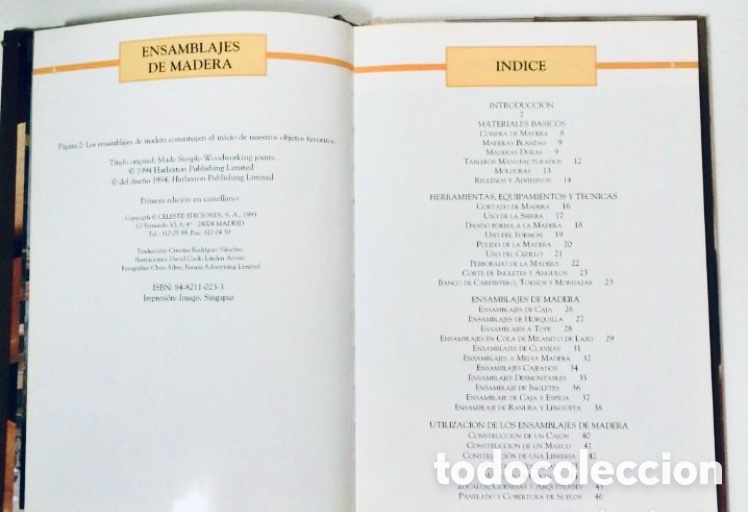 Enciclopedias de segunda mano: Ensambles de madera. David Holloway. - Foto 3