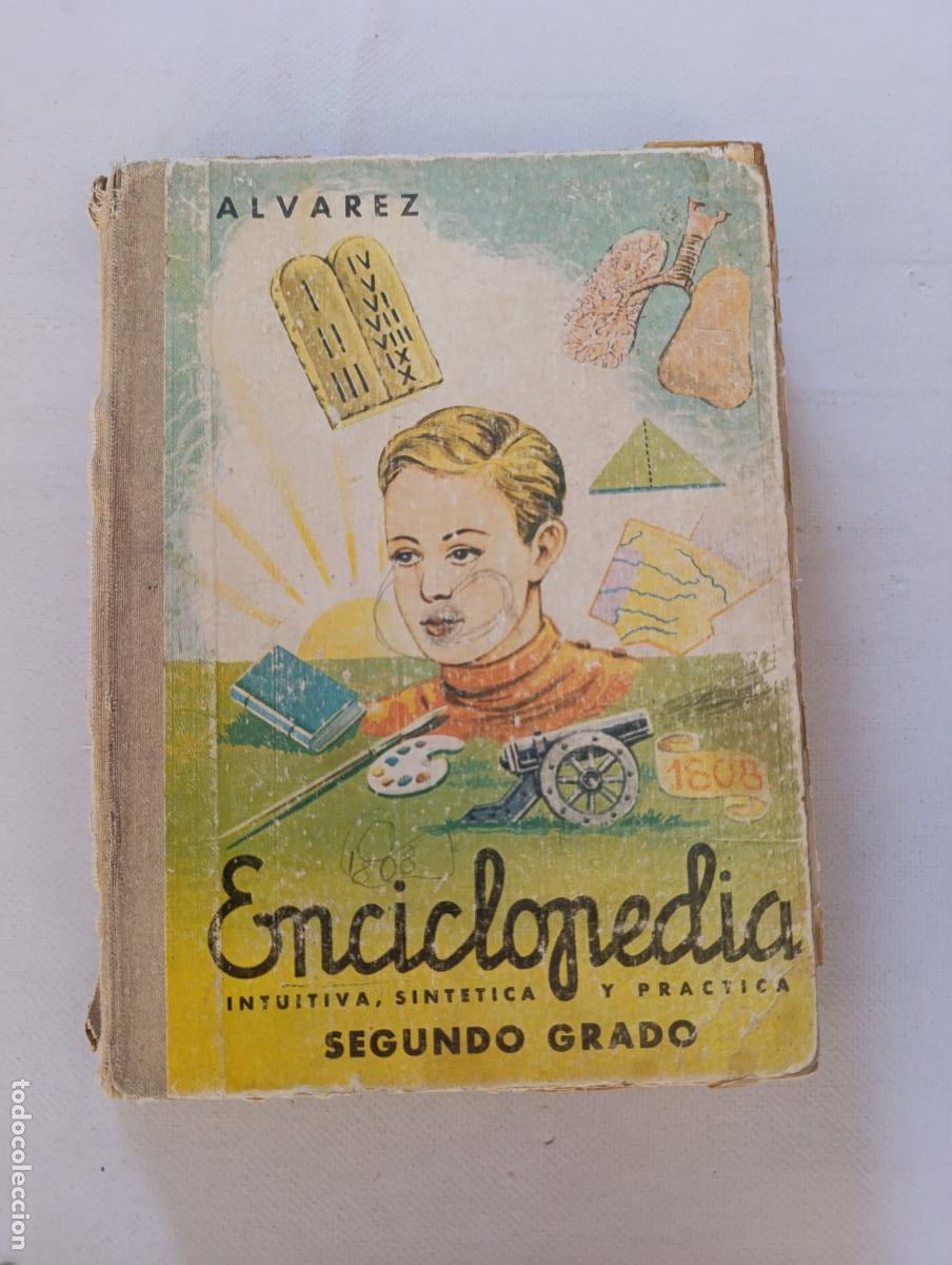 Enciclopedias de segunda mano: ENCICLOPEDIA INTUITIVA, SINTETICA Y PRACTICA - SEGUNDO GRADO - ALVAREZ - A&Ntilde;O 1971 (7Y)