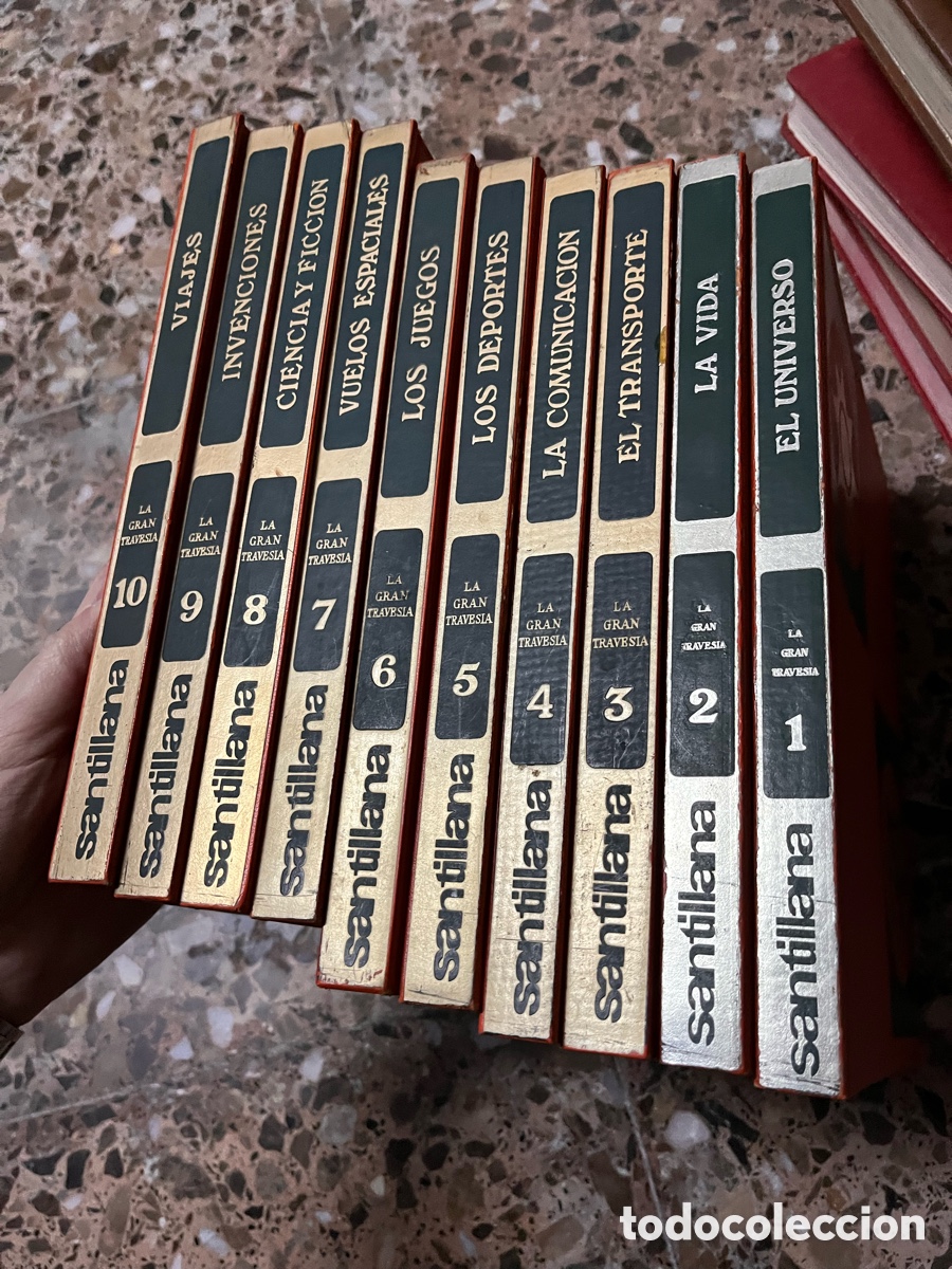 Enciclopedias de segunda mano: La Gran Travesia. Biblioteca Universal de los ni&ntilde;os. 11 tomos. Preciosa