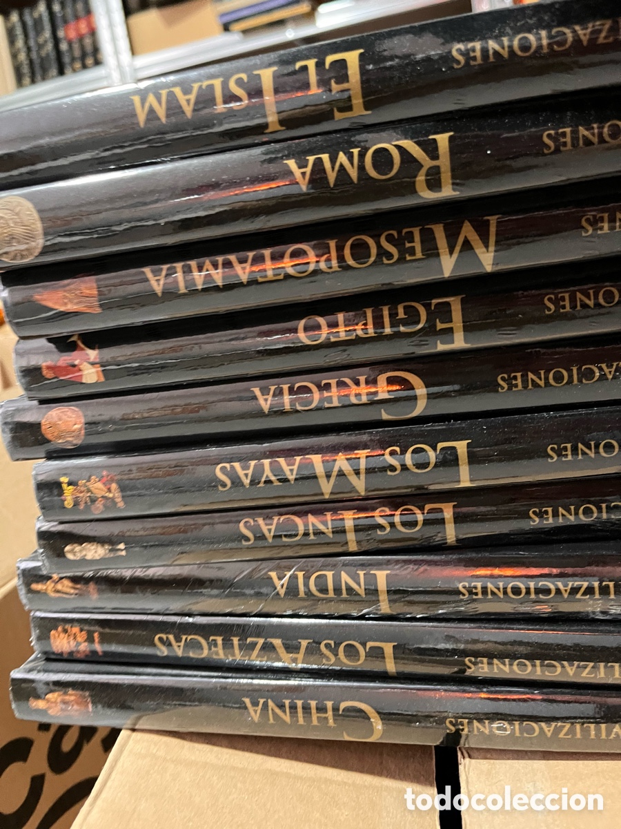 Enciclopedias de segunda mano: GRANDES CIVILIZACIONES - RUEDA - 10 TOMOS, precintado ISLAM Roma MESOPOTAMIA Egipto