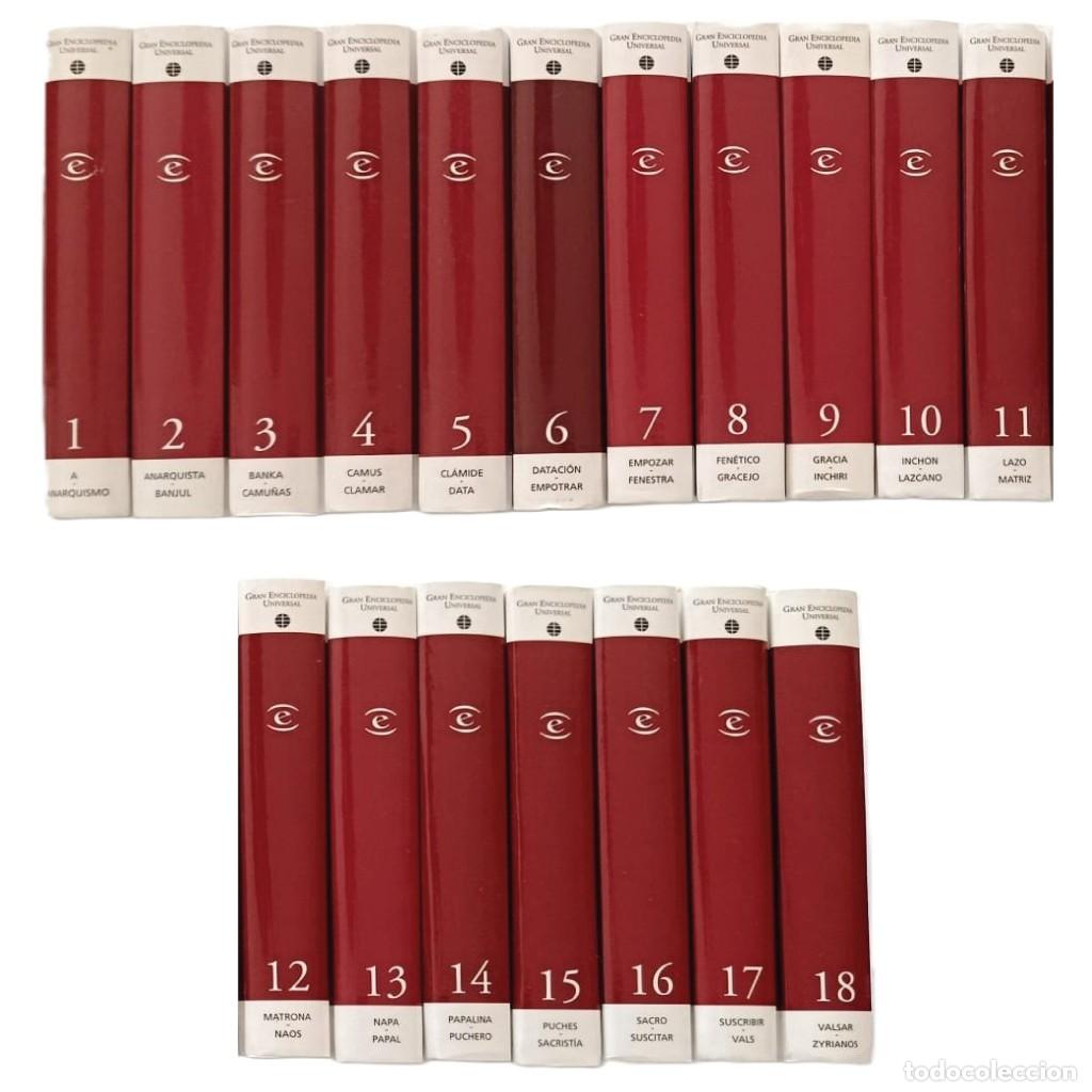 Libri di seconda mano: GRAN ENCICLOPEDIA UNIVERSAL (18 TOMOS) - ESPASA CALPE / EL MUNDO 2004 - OBRA COMPLETA