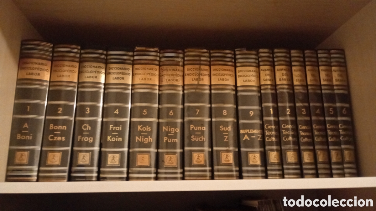 Enciclopedias de segunda mano: Diccionario Enciclop&eacute;dico Labor - 15 volums