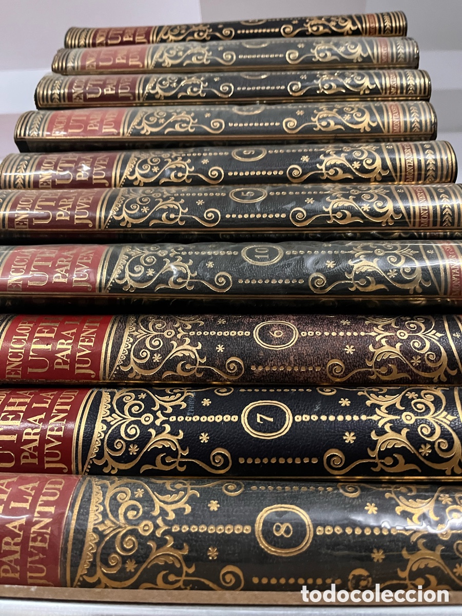 Enciclopedias de segunda mano: ENCICLOPEDIA UTEHA PARA LA JUVENTUD - 10 VOL&Uacute;MENES (COMPLETA). A&Ntilde;O 1960