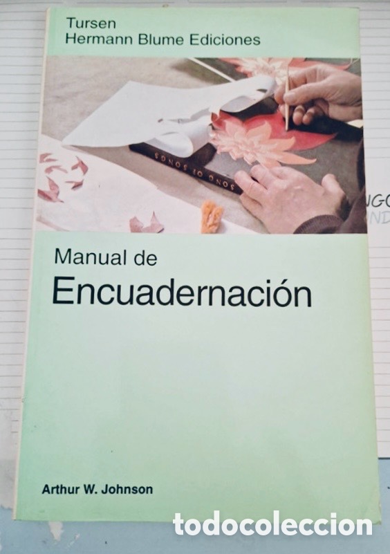 Enciclopedias de segunda mano: Manual de encuadernaci&oacute;n . - Foto 1
