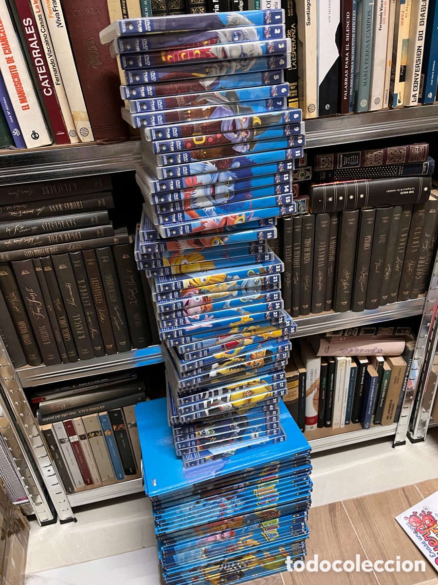 Enciclopedias de segunda mano: GRAN LOTE LUNNICLOPEDIA COMPLETA DE 45 DVD Y 45 LIBROS