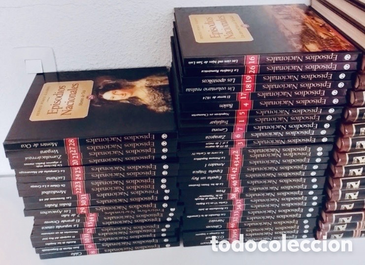 Enciclopedias de segunda mano: Episodios nacionales. Benito Perez Galdos. 46 vol&uacute;menes. Completa.