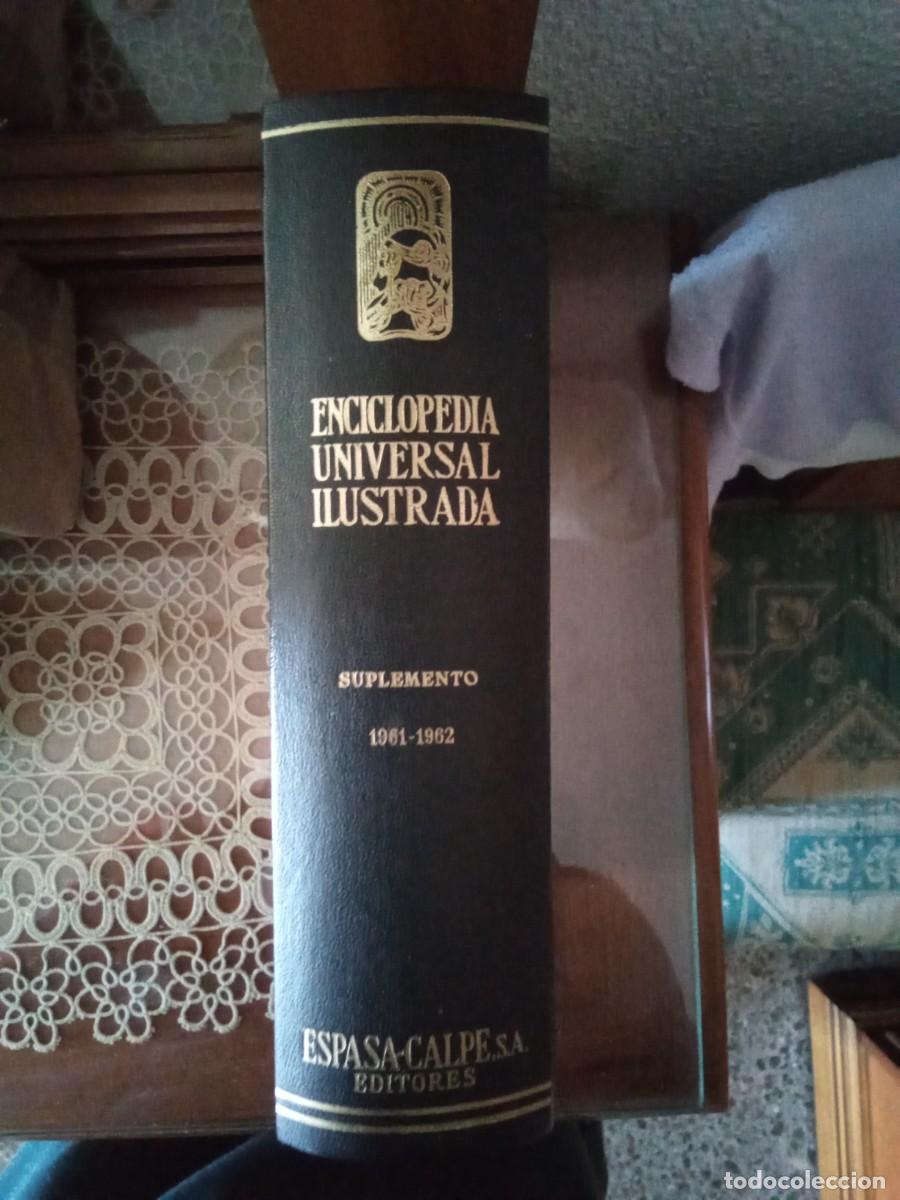 Enciclopedias de segunda mano: Suplemento 1961 - 1962. Espasa Calpe.