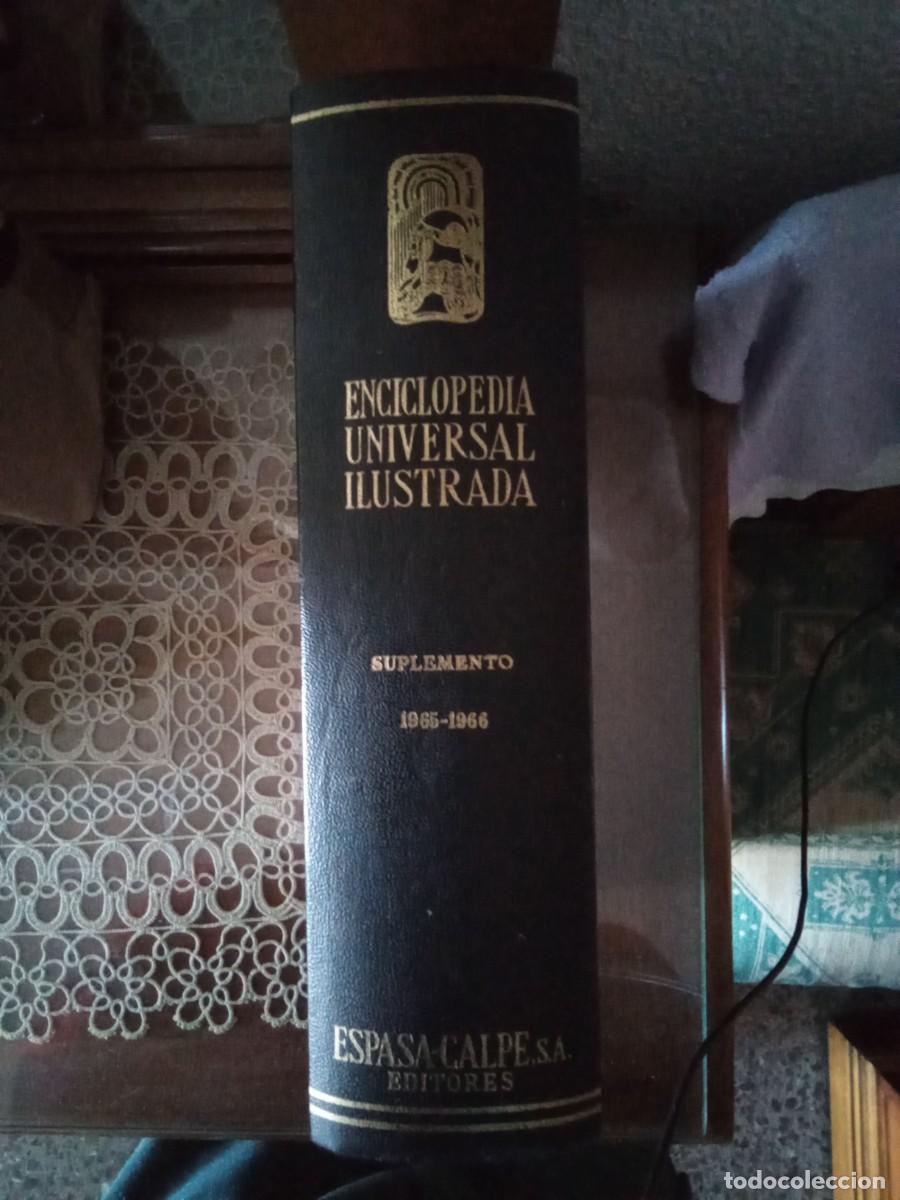 Enciclopedias de segunda mano: Suplemento 1965 - 1966. Espasa Calpe.