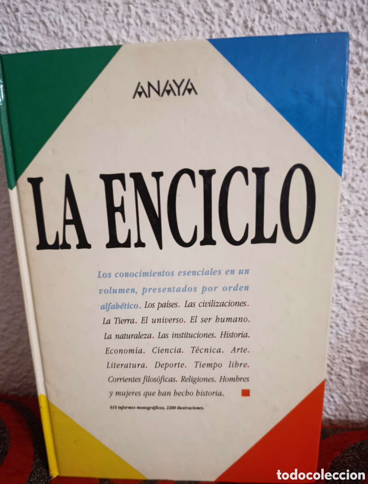 Enciclopedias de segunda mano: LA ENCICLO - Editorial Anaya | 619 Informes y 2200 Ilustraciones | Muy buen estado