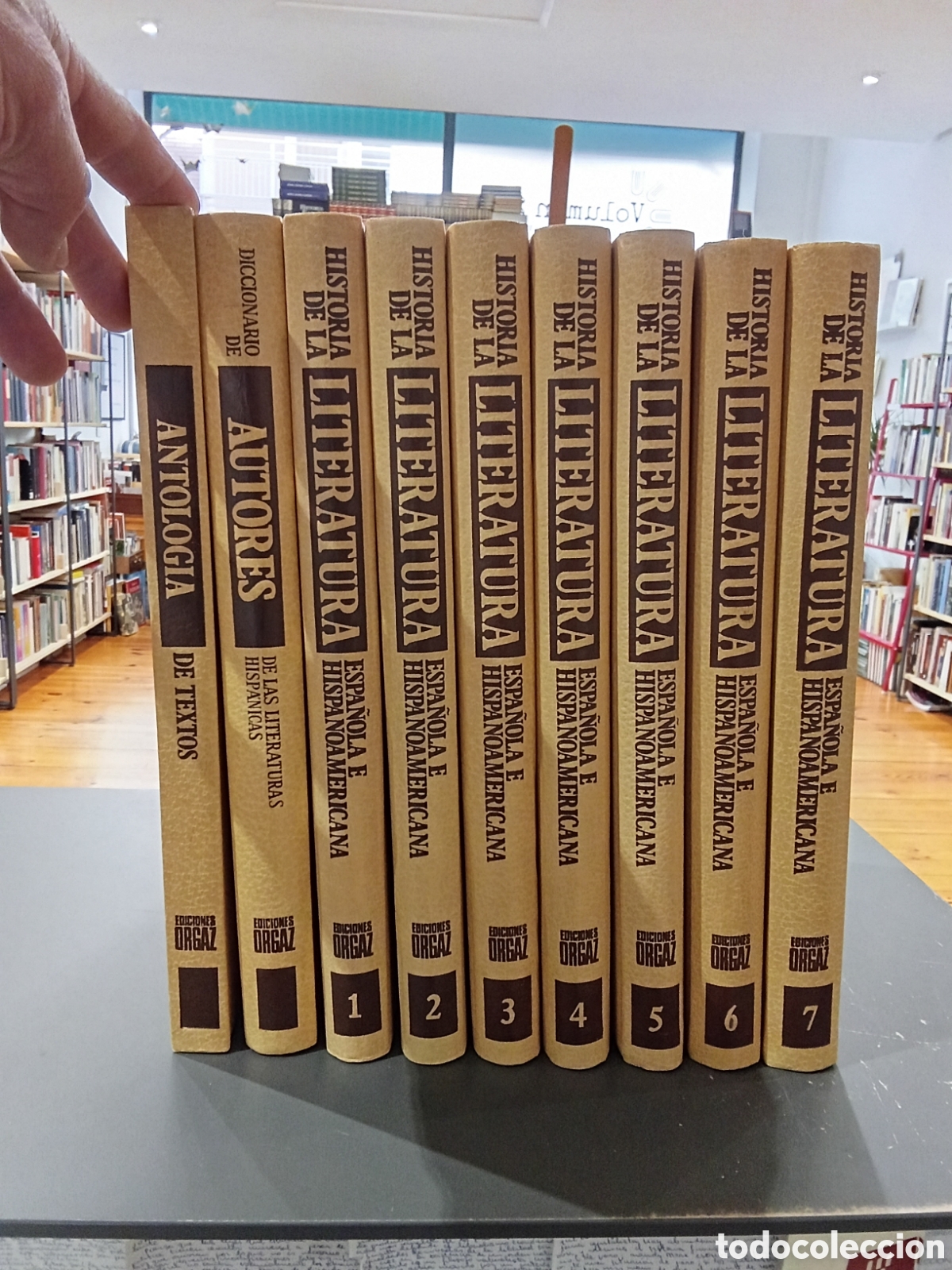 Enciclopedias de segunda mano: Historia de la Literatura Espa&ntilde;ola e Iberoamericana + Diccionario de autores + Antolog&iacute;a de textos