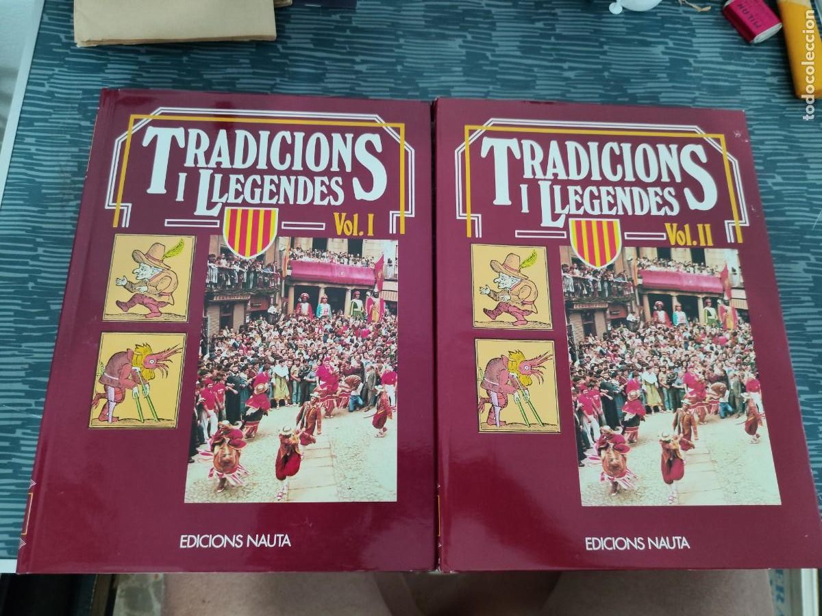 Livres d'occasion: DOLCA CATALUNYA,GRAN ENCICLOPEDIA TEM&Aacute;TICA CATALANA,TRADICIONS I LLEGENDES I,II,LEER