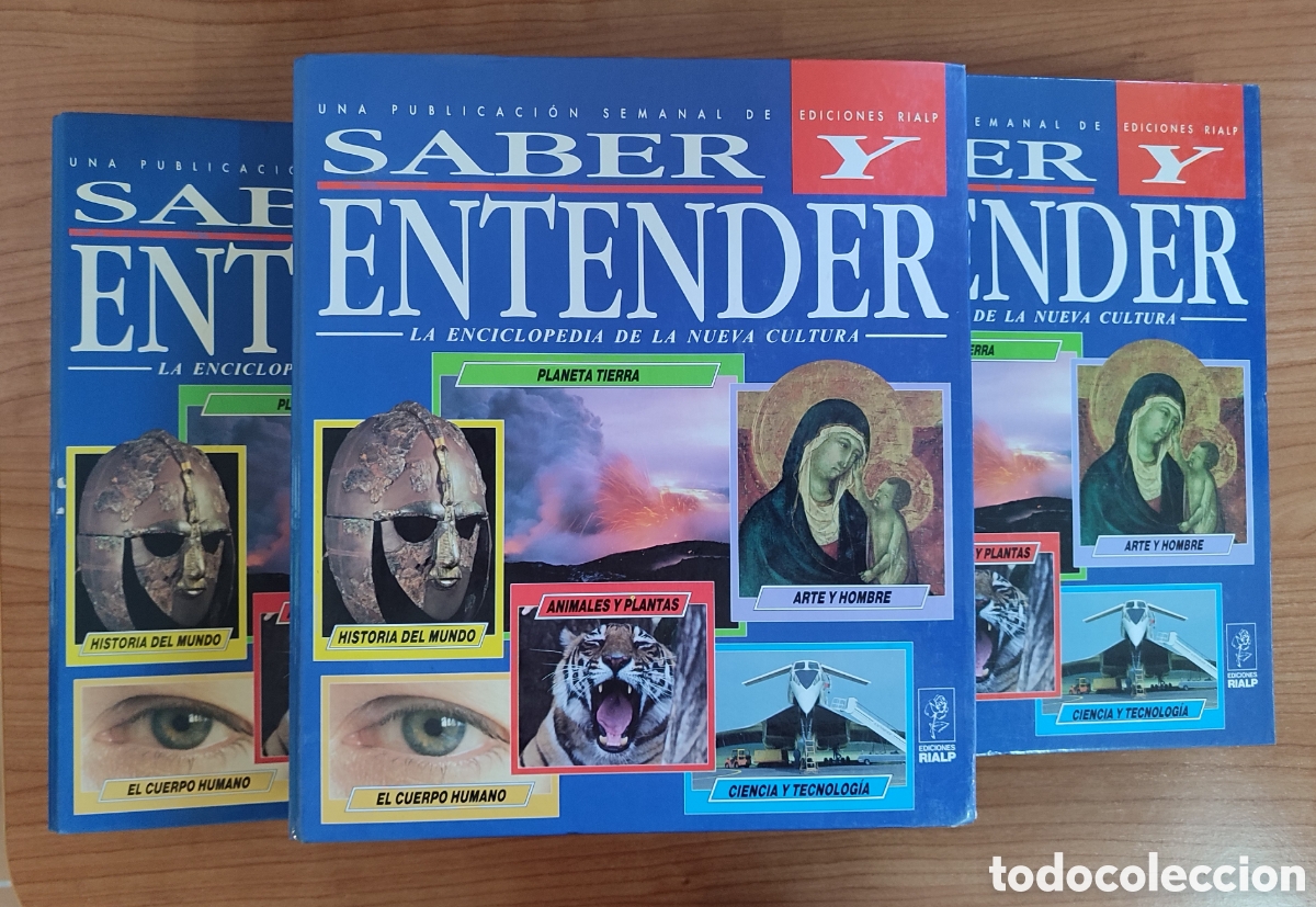 Enciclopedias de segunda mano: Saber y Entender enciclopedia ediciones Rialp 3 tomos