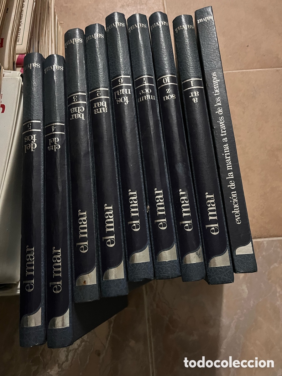 Enciclopedias de segunda mano: Enciclopedia EL MAR, Salvat (9 tomos) - buen estado