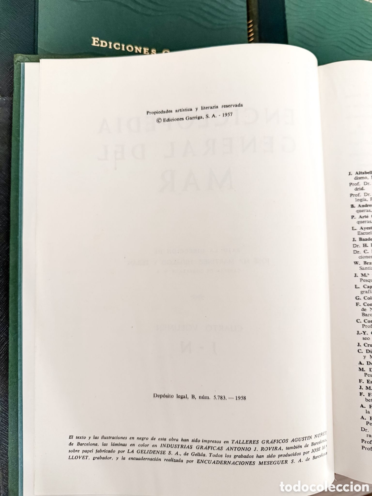 Enciclopedias de segunda mano: Enciclopedia general del mar - Foto 3