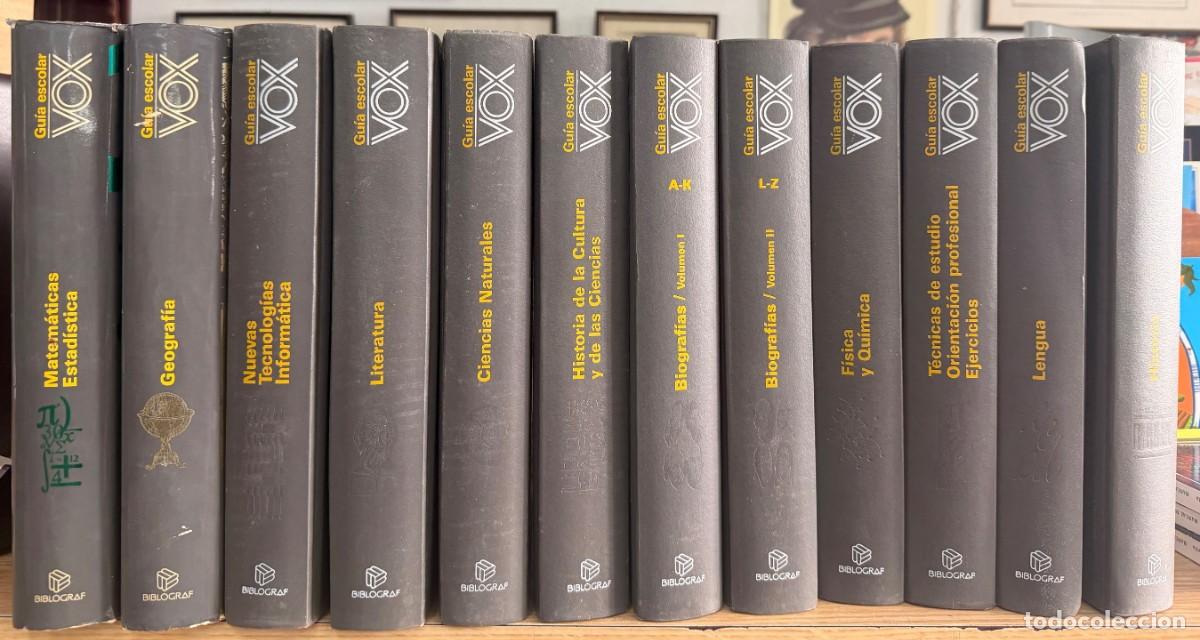 Enciclopedias de segunda mano: GUIA ESCOLAR VOX. 12 TOMOS. A-ENC-0533-SF-A