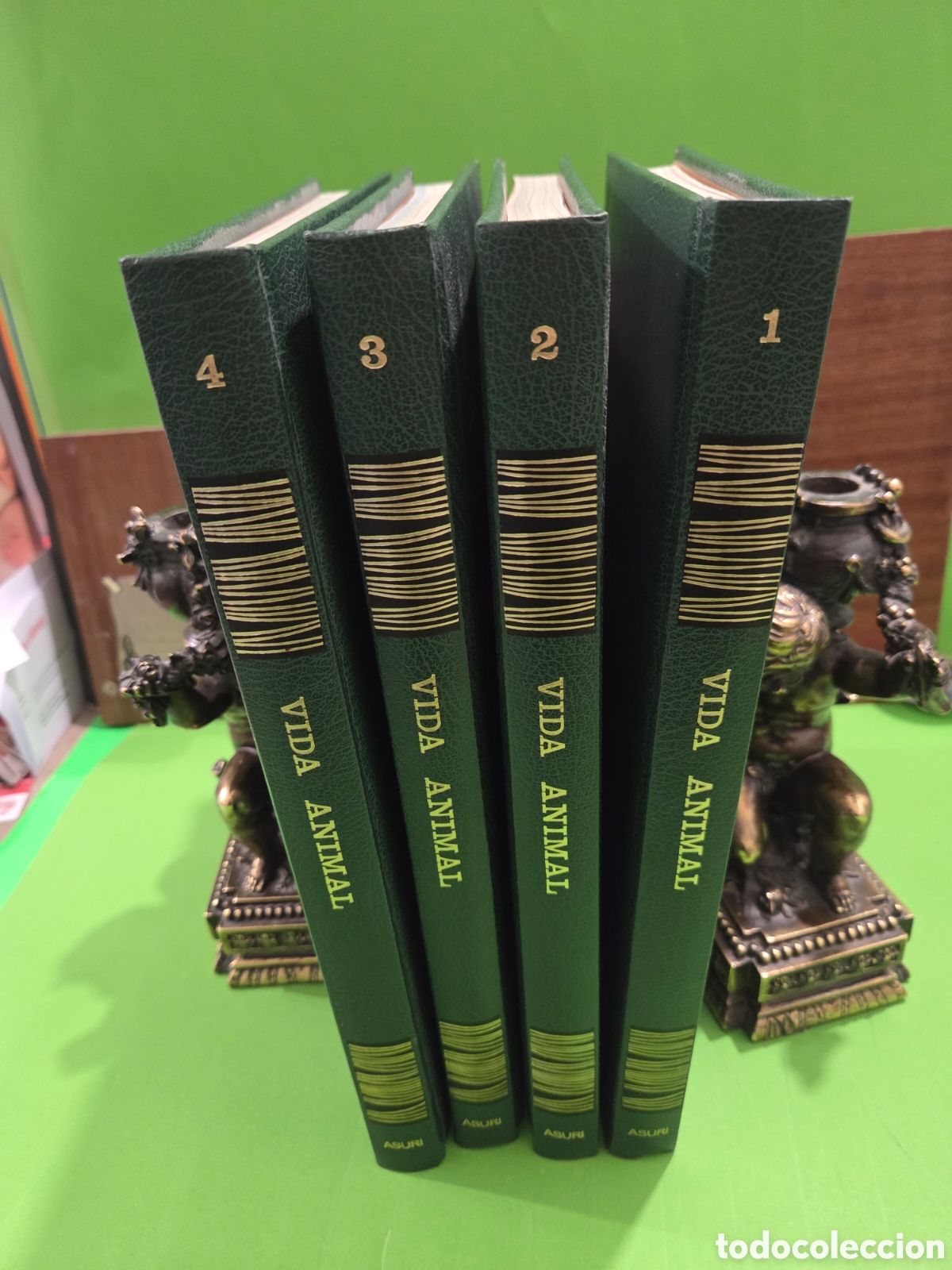 Enciclopedias de segunda mano: &rdquo;&rdquo;GRAN ENCICLOPEDIA DE LA VIDA ANIMAL&rdquo;&rdquo;...4 VOLUMENES..COMPLETA....ASURI EDICIONES..1978..